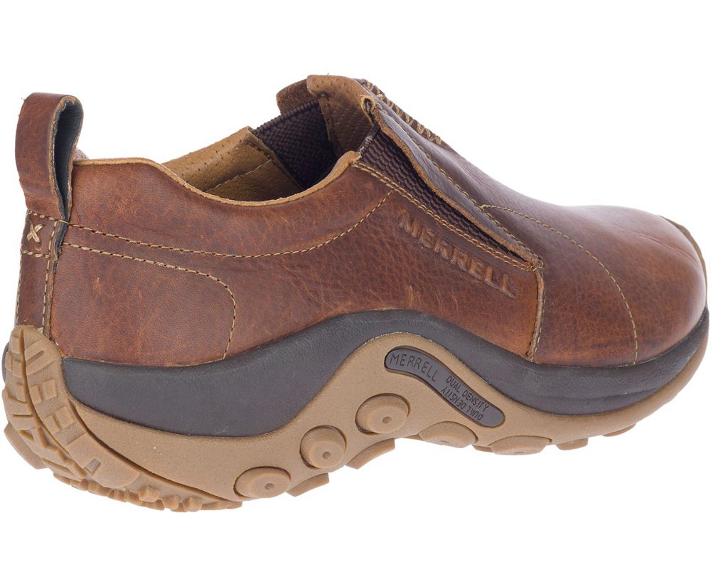 Merrell Slip Ons Brown - Jungle Moc Crafted - Mens 39DRIUVQW